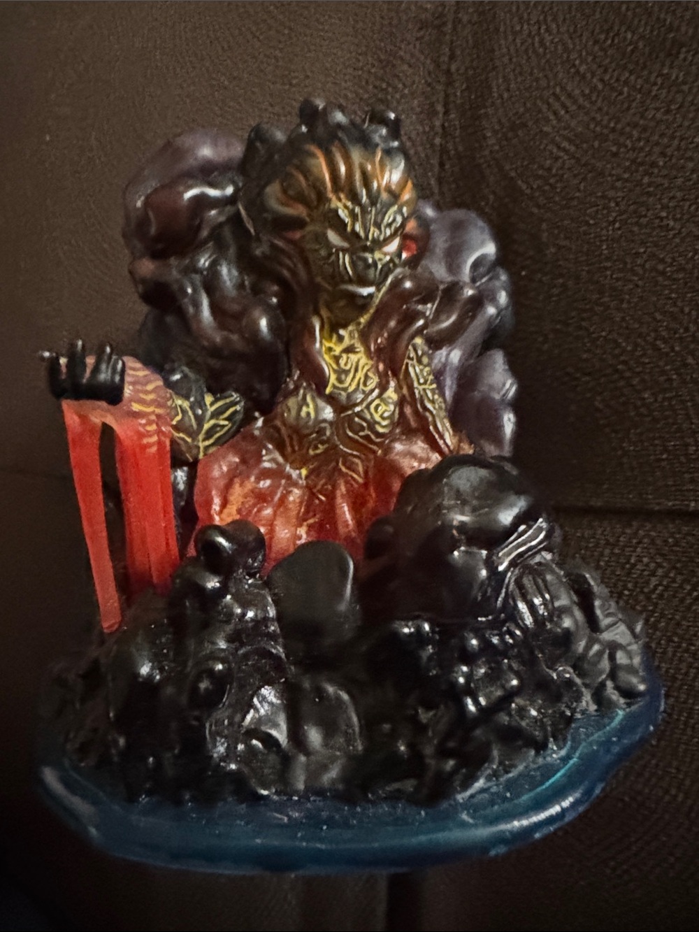 Dark Ritual Resin Figurine - Multicolor Home Art Statue